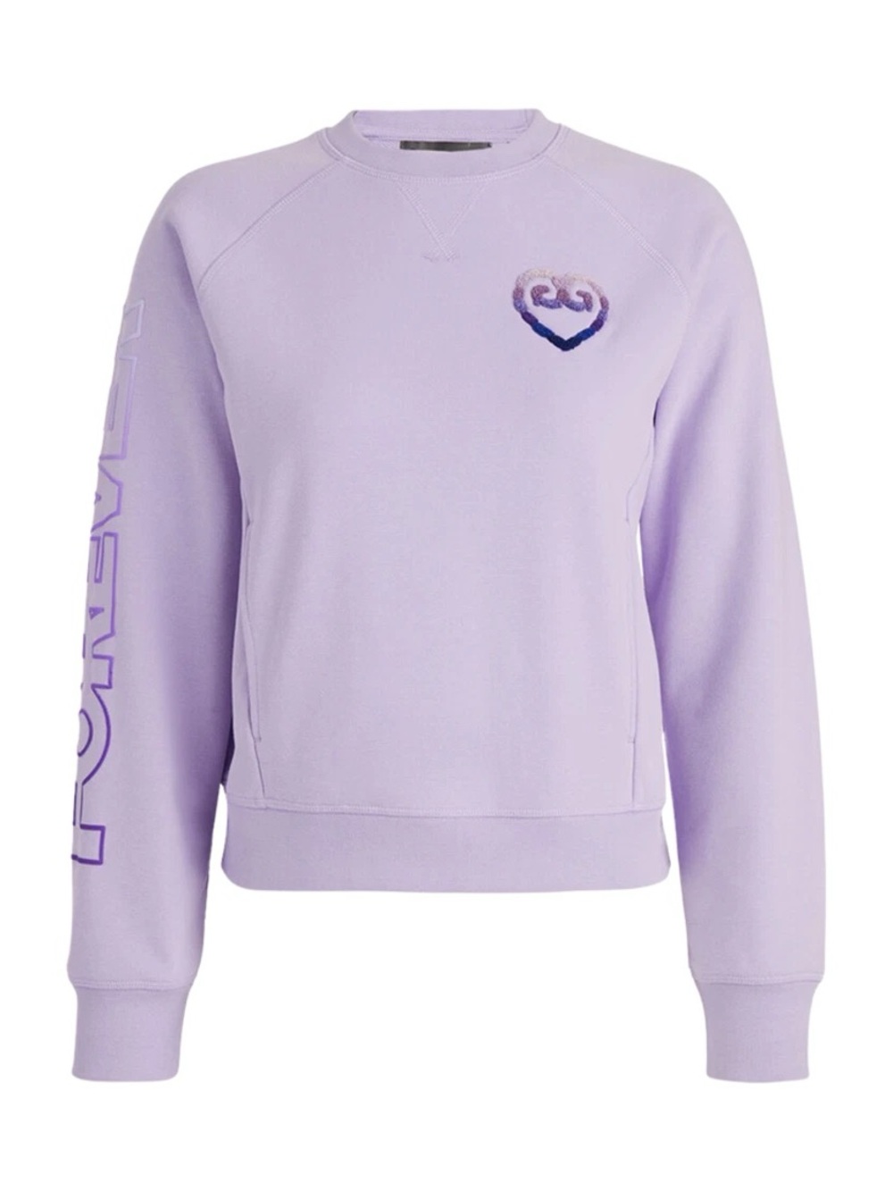 G/FORE Forever French Terry Raglan Crewneck Sweatshirt Lavender Women Size S